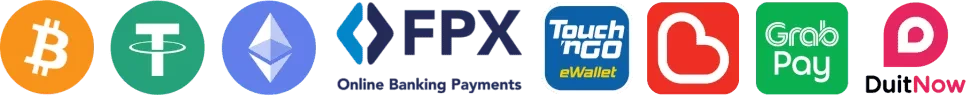 SCR2U Malaysia payment methods DuitNow GrabPay Touch n Go FPX crypto