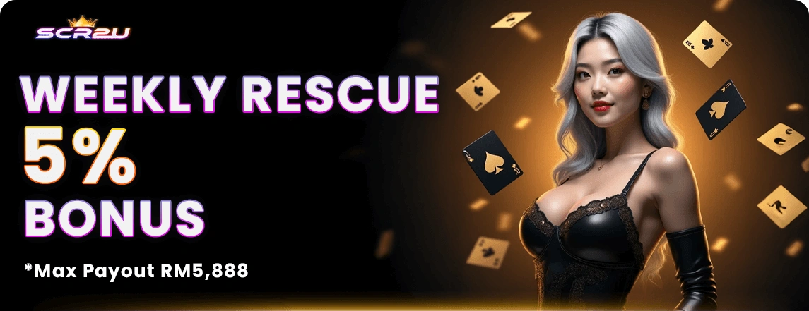 SCR2U Weekly Rescue Bonus 5% Malaysia