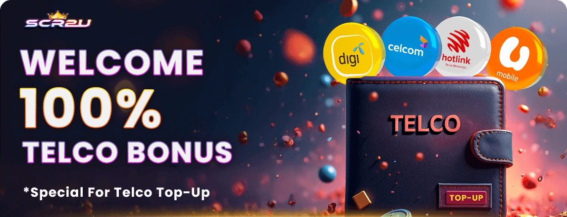 SCR2U Telco Welcome Bonus 100% Malaysia