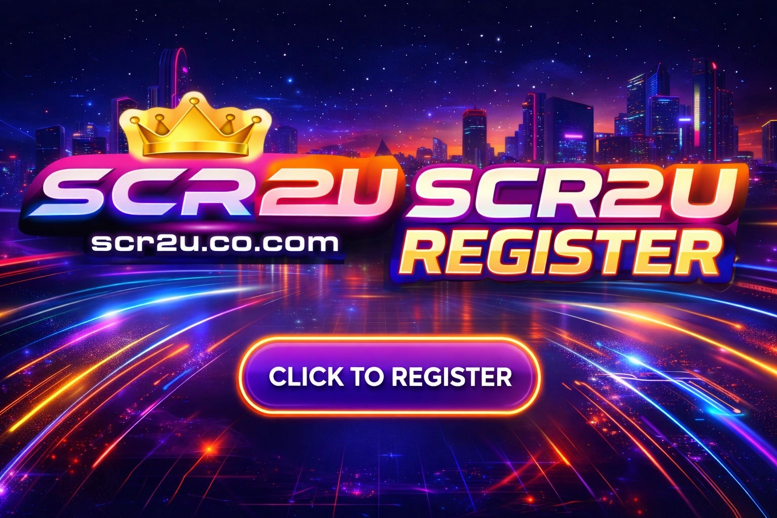 SCR2U register banner create account fast easy signup Malaysia platform click to register